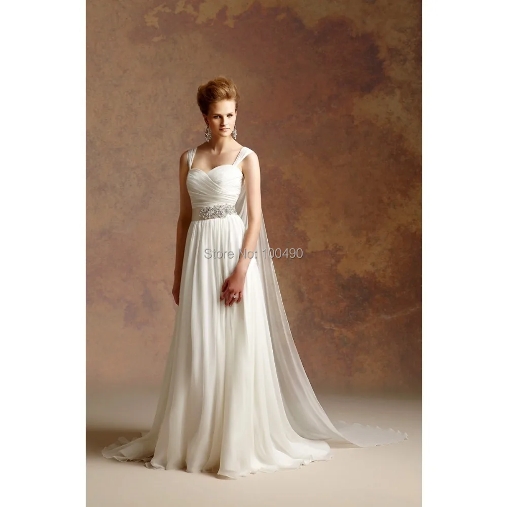 Custom Wedding Dress custom made 2015 cheap new vintage greek style a line Custom Wedding Dress custom made 2015 cheap new vintage greek style a line