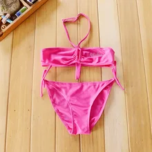 Strings Bikini Juniors Girl Beach Swimwear Girls Swimsuit 2016 Brazilian Summer Bathing Swimming Suit Swim Children