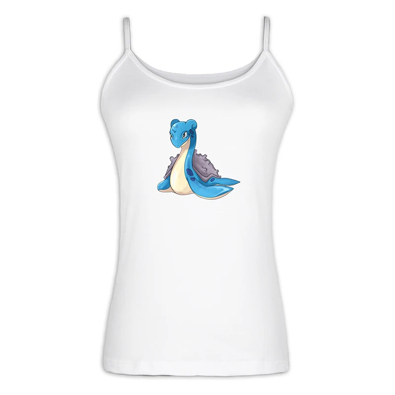 YeSINGLET973W Женская свободная кофта с рисунком из мультфильма «гусеницы», Metapod Poliwag Lapras Pidgey Pokemon, сексуальный жилет с одной спинкой, хлопчатобумажные Жилеты - Цвет: YeSINGLET973W