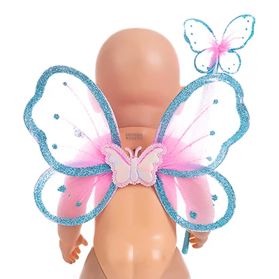 Крыльями+ волшебная палочка кукла аксессуары подходит 43 см для ухода за ребенком для мам/17 дюймов Reborn Baby Doll, дети лучший подарок на день рождения(мы продаем только сумка - Цвет: 5