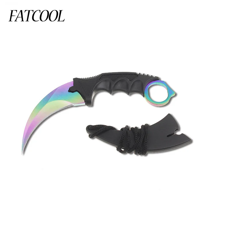 

Karambit Knife CS GO Counter Strike Knives Survival Hunting Knife Camping Tools Herramientas Navajas Y Cuchillos Supervivencia