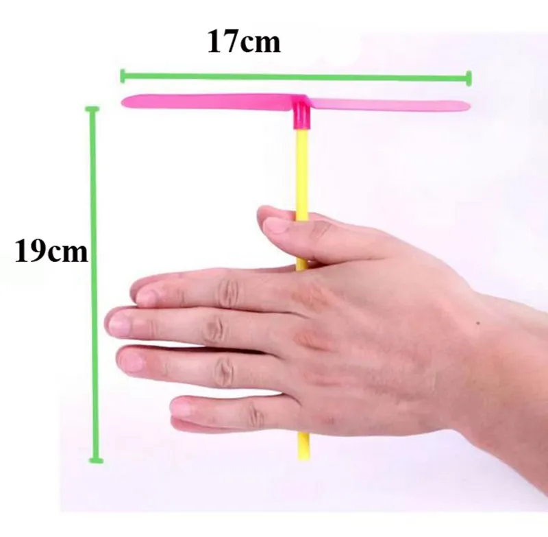 10 шт./партия Пластиковый Вертолет бамбуковая Стрекоза Летающая традиционная детская игра спиральные стрелы приколы и розыгрыши TY0156
