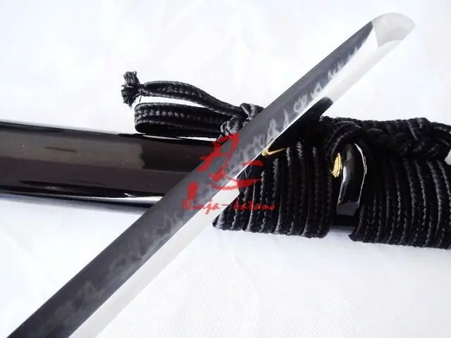 Сражение готовая глина закаленная японская самурайская Катана ДЕМОН tsuba Точеный