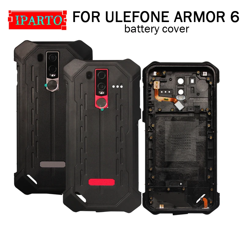 

ULEFONE ARMOR 6 Battery Cover Replacement 100% Original New Durable Back Case Mobile Phone Accessory for ULEFONE ARMOR 6