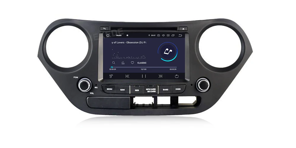 Mekede PX30 Android 9,0 автомобильный DVD мультимедийный плеер радио для hyundai I10 2013-2017 с gps навигацией автомобильный магнитофон gps DVD