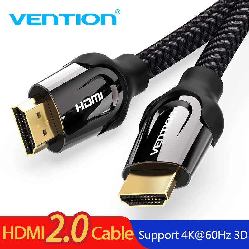 Vention HDMI كابل HDMI كابل وصلة بينية مُتعددة الوسائط وعالية الوضوح 4 K HDMI 2.0 3D 60FPS كابل ل الفاصل التبديل التلفزيون كمبيوتر محمول LCD PS3 العارض الكمبيوت... Vention HDMI كابل HDMI كابل وصلة بينية مُتعددة الوسائط وعالية الوضوح 4 K HDMI 2.0 3D 60FPS كابل ل الفاصل التبديل التلفزيون كمبيوتر محمول LCD PS3 العارض الكمبيوت...