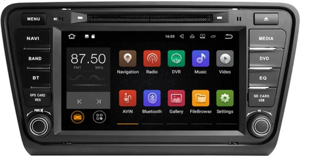 

2 Din Car Multimedia Player GPS For Skoda Octavia A7 Rapid Spaceback 2014 2015 2016 2017 Android 8.1 DVD Stereo Radio Navigation