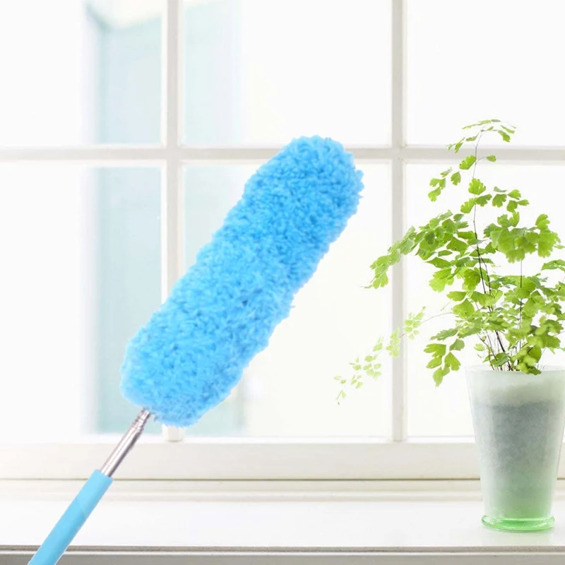 Полотенце из микрофибры для чистки машины Щетка авто окно Duster Выдвижная нержавеющая стальная длинная ручка восковый порошок моющийся Drag восковая шайба щетка