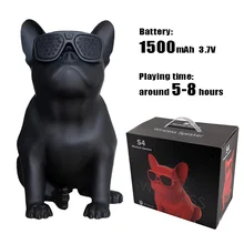Wireless Bluetooth Speaker Bulldog Speaker Subwoofer Multipurpose Computer Speakers Portable HIFI Bass 5 orders international orders