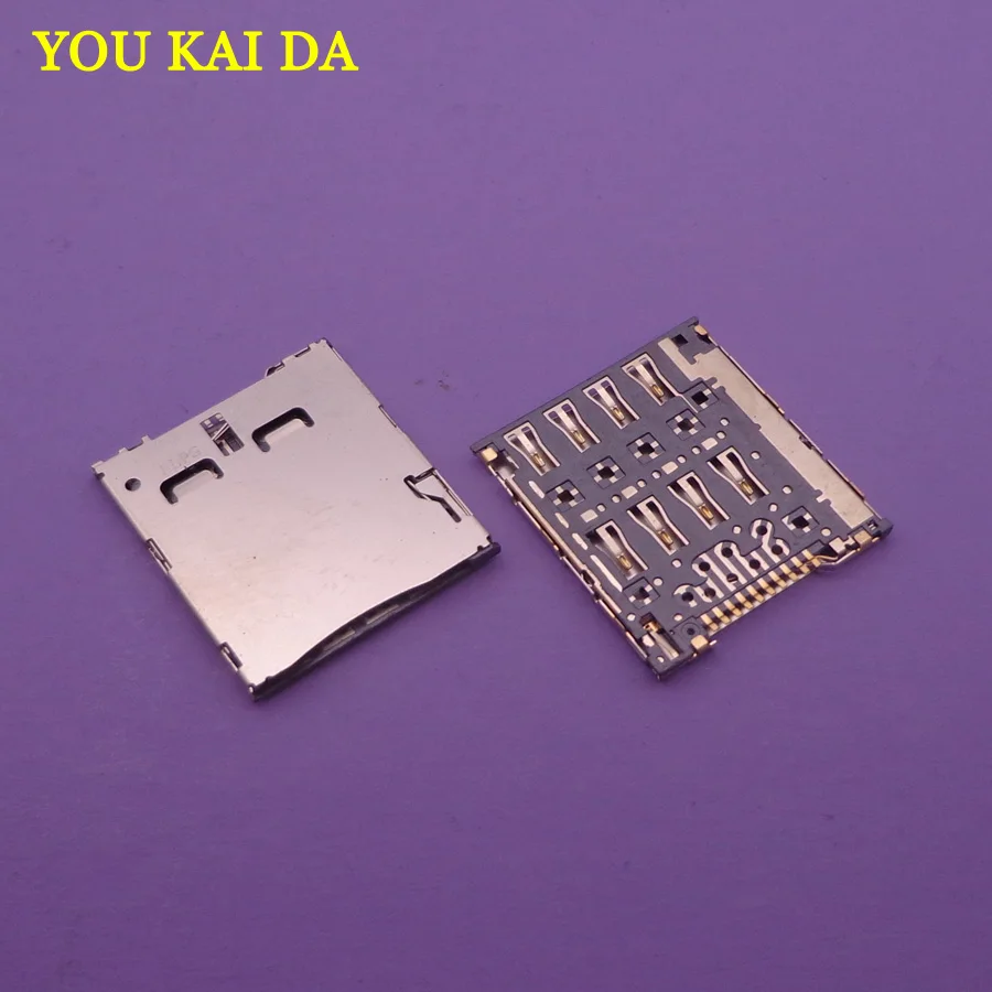 10pcs/lot New SIM card reader socket holder slot connector For ASUS FonePad K004 me371mg for Samsung C101 I8730 OPPO X907 | Обустройство