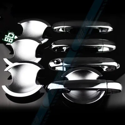 FUNDUOO новая хромированная Ручка двери автомобиля+ крышка чаши Накладка Наклейка для Toyota Camry 2012 2013