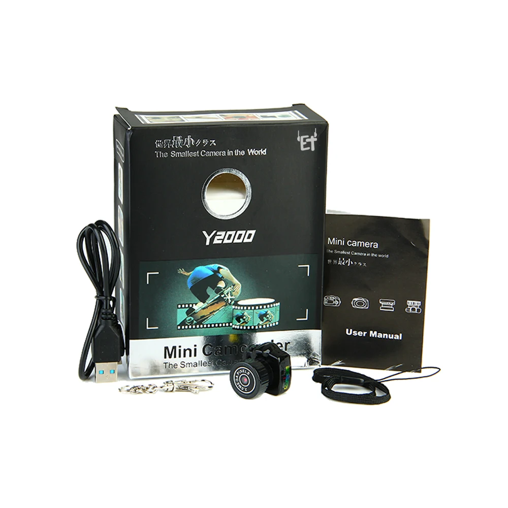 ET Y2000 мини камера цифровая видеокамера микро DV DVR видеорегистратор HD веб