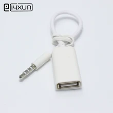 EClyxun 1 stks USB 2.0 Vrouwelijke Plug jack 3.5mm AUX Audio Kabel Opladen Connector voor Auto ect