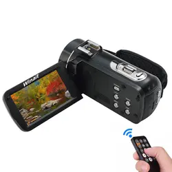 DHL Бесплатная доставка HDV-Z20 24Mp Wi-Fi 1080 P Full HD цифрового видео Камера видеокамеры с дистанционным Широкий формат объектива и горячий башмак 3