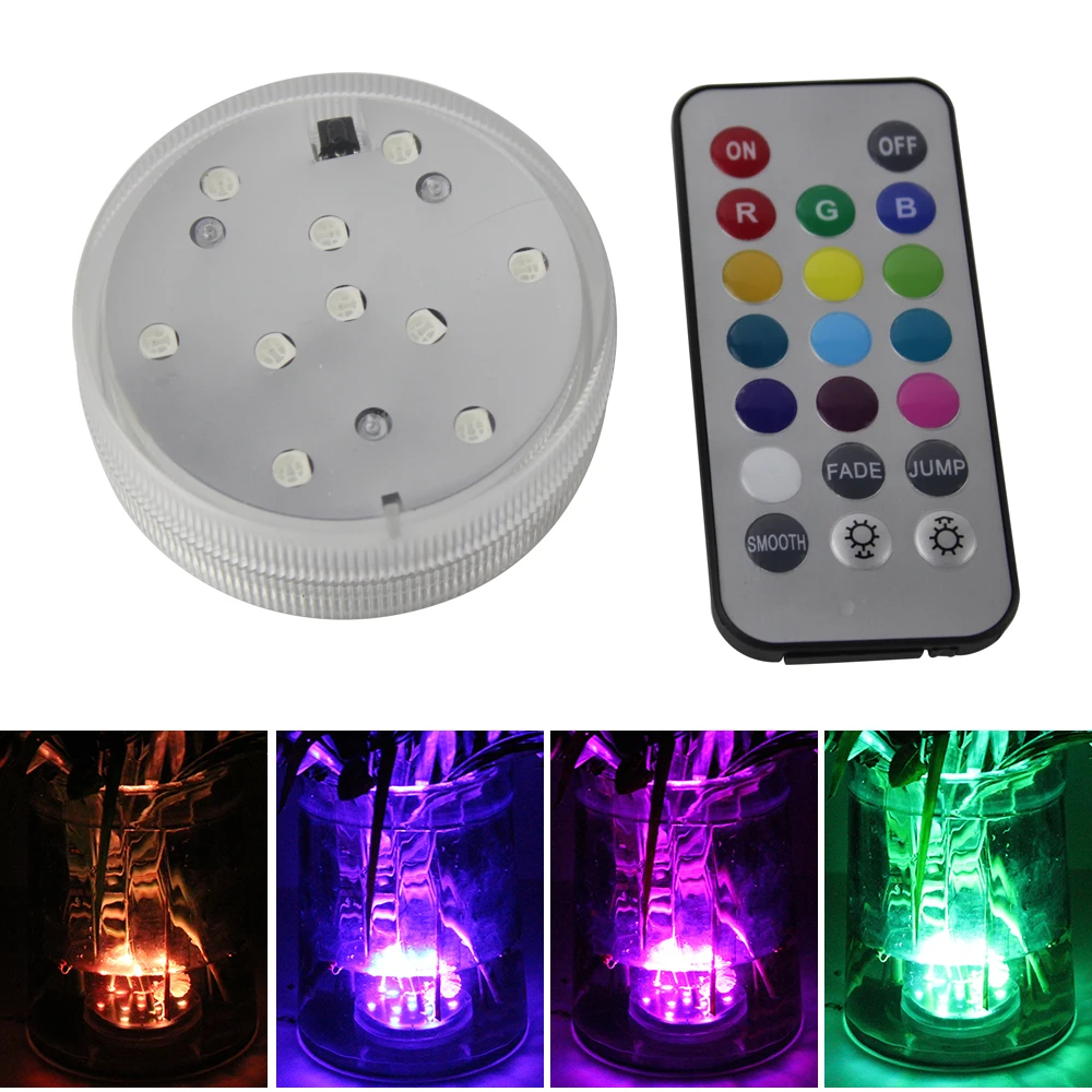 

Colorful LED Aquarium Lighting Diving Submersible Fish Tank Decoration Light Remote Control Waterproof Underwater Lamp
