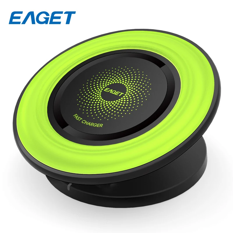 

2017 Eaget EA55 Fast Wireless Charger QI QC 2.0 adapter Charging Pad Quick Charging Dock Phone Charger For Samsung for Iphone