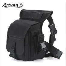 Cintura militar fanny pacote armas táticas passeio perna saco para homem à prova dwaterproof água gota utilitário coxa bolsa multi-purpose hip belt yb25(China)