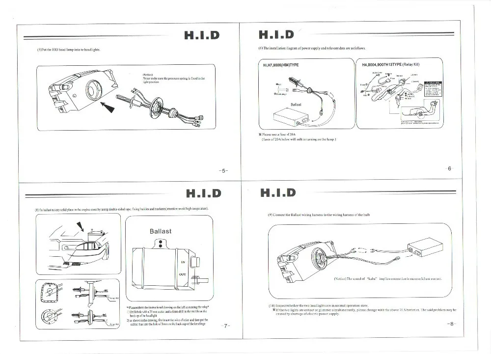 Safego 1 комплект AC 12v 35w Hid Xenon kit h4, H4-3, h13, H13-3, 9004,9004-3,9007, 9007-3 автомобильный светильник Xenon 4300 K, 6000 k, 8000 k, с балластами