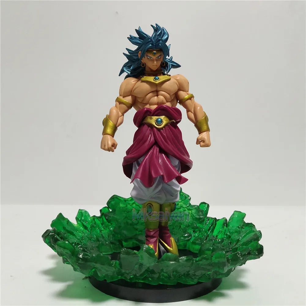 Фигурки Dragon Ball Z Broly PVC Моделя с хорошим спросом зеленый Мощность эффект фигурки