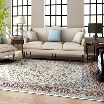 

Traditional Persian bedside carpet ,big size floral living room coffee table carpet vintage decoration office carpet