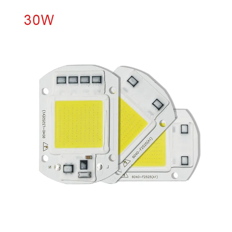 Умный IC COB светодиодный светильник-чип с бусинами, входное напряжение 220 В 150 Вт 100 Вт 70 Вт 50 Вт 30 Вт 20 Вт SMD2835, без необходимости в драйвере, DIY светодиодный светильник s для прожектора, точечный светильник - Испускаемый цвет: COB 30W