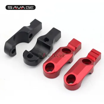 

For Brembo Brake Clutch Master Cylinder Clamp Cover Mirror adapter M8 X 1.25 (Clockwise & Anticlockwise) Red/Black