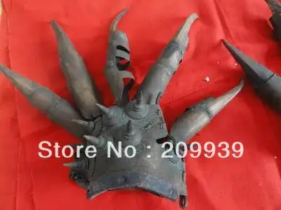 

fast ship Hd0120 tibet chinese rare old style bronze glove carving statue