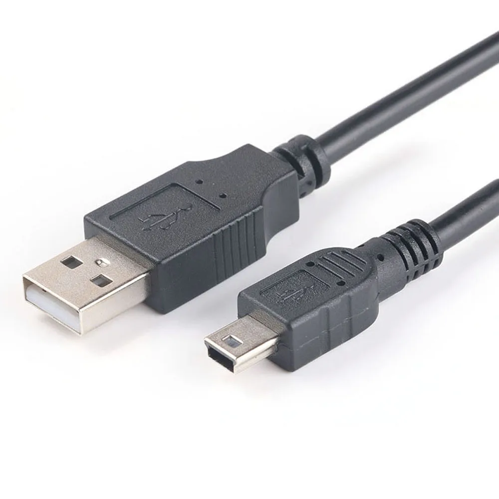 Экранированный мини usb кабель 0 8 м 1 5 USB зарядное устройство для Gps Mp4 mp3 камер и т.
