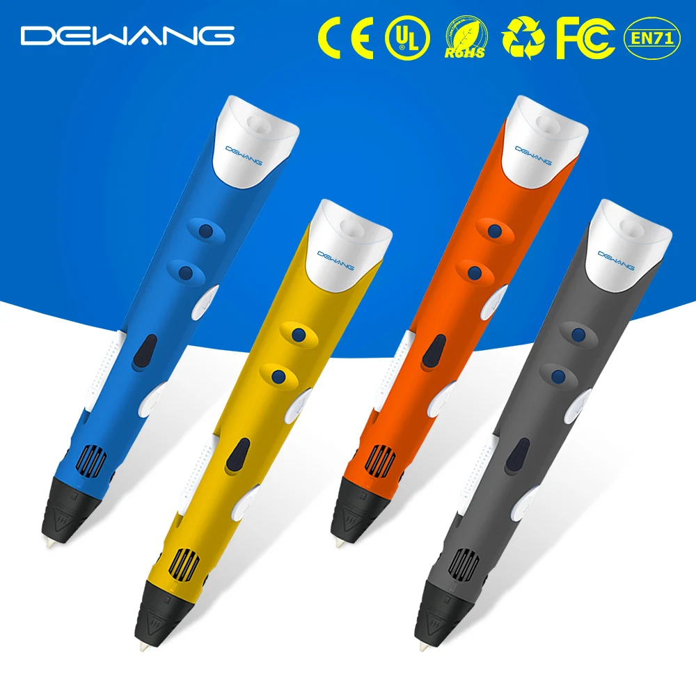 DEWANG Творческая 3D Ручка 1 75 мм ABS/PLA DIY Детская игрушка с нитью 300 м печать для