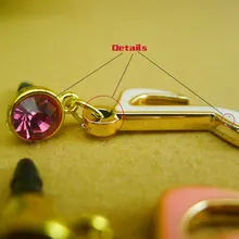 Marsnaska новейших Примечание Форма Anti-dust Наушники отверстие пылезащитный Универсальный мобильный телефон пыли разъем для наушников Цвет случайный