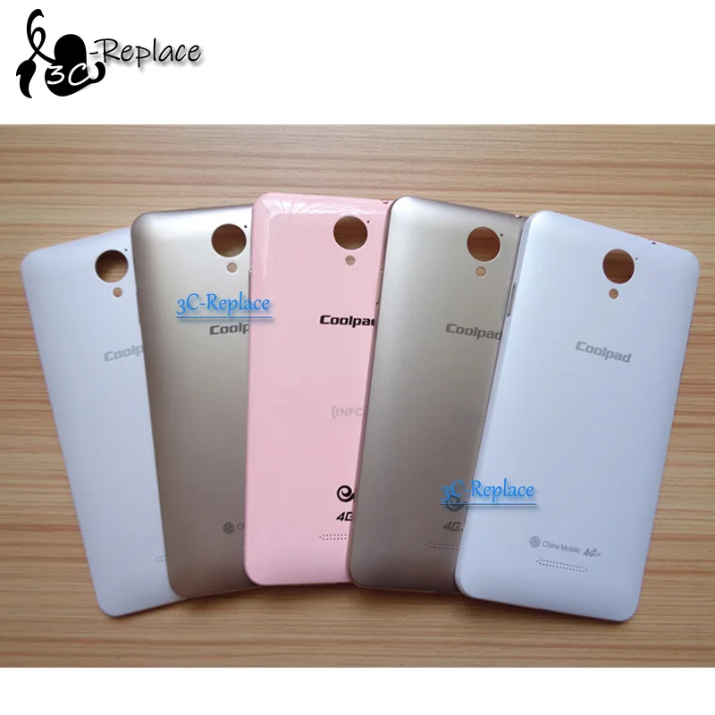 Белый/золотой 5 дюйма для Coolpad Modena E501 Y75 Y76 Y80D Y80 Y80-C задняя крышка батарейного