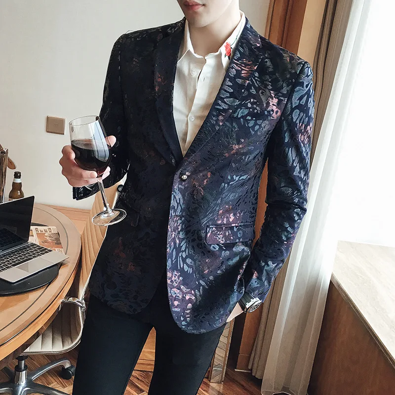 Mens Floral Blazer Latest Coat Design 
