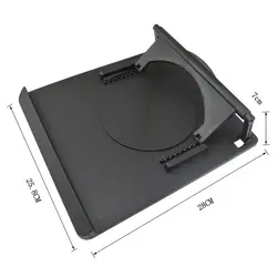 Недавно ноутбук стенд компьютерный стол лоток держатель для охлаждения Регулируемая 360 Вертлюг Base