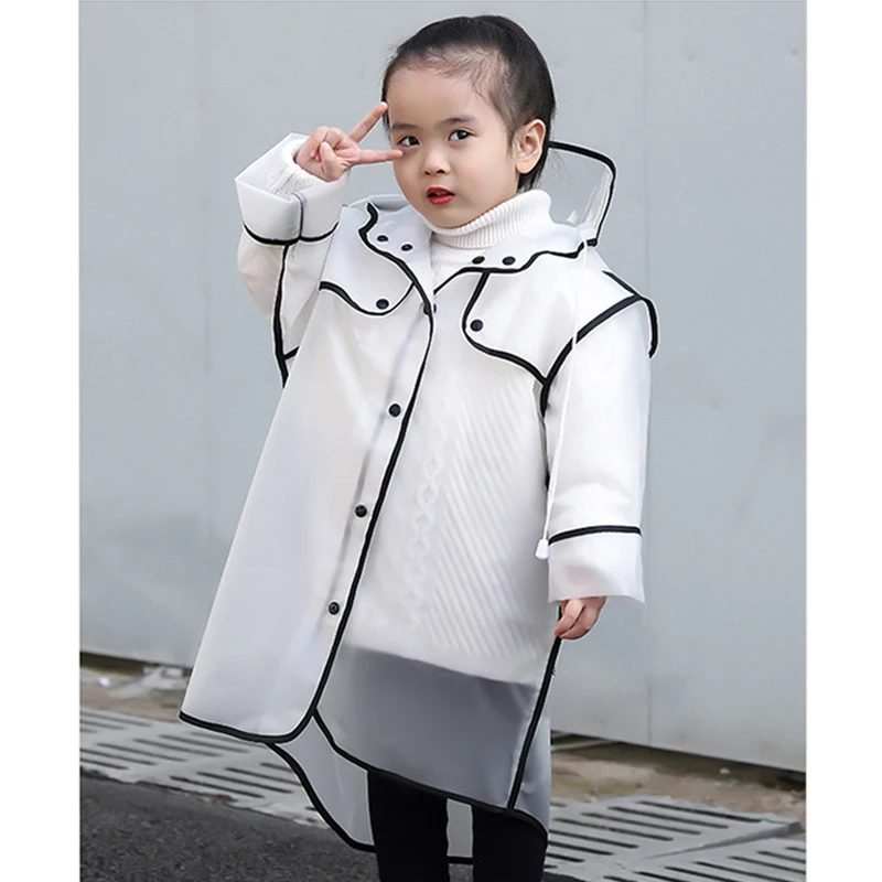 Jinbei Transparent Poncho Pluie Enfant A Capuche Avec Un Poche Impermeable Fille Cape Pluie Garcon Leger Vetements De Pluie 2 10ans Vetements Vetements Impermeables Mkyra Org
