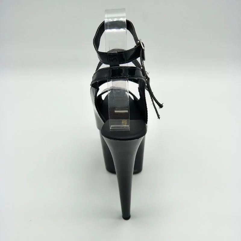 LAIJIANJINXIA/Новые пикантные черные туфли для танцев на шесте туфли на высоком каблуке 20 см Босоножки на платформе и тонком каблуке 10 см модельная модная обувь