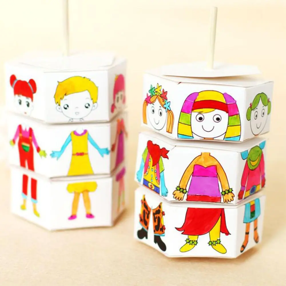 

1 Set New Educational Graffiti Drawing Painting Learning Creative Cartoon Pattern Baby DIY Toys Gifts For Kids
