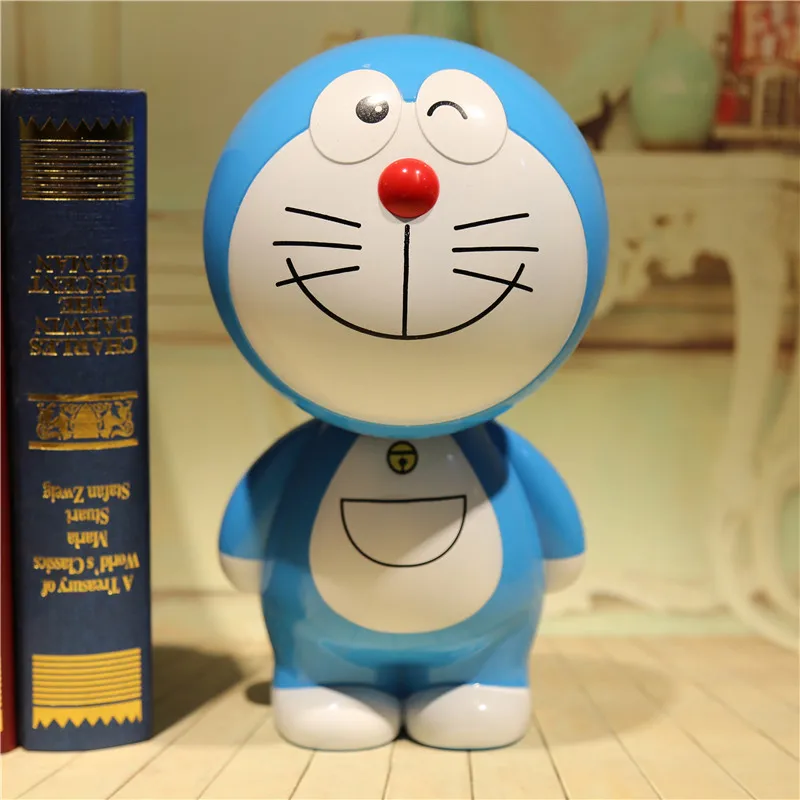 Творческий Doraemon зарядки Настольная лампа складная настольные свет светодиодный