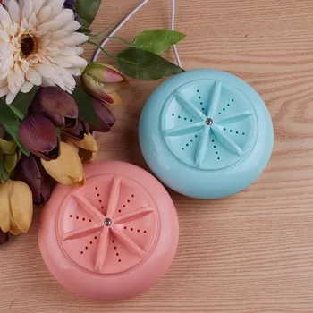 

Ultrasonic Dishwasher Portable Travel Student Suspension Turbo Rotary Washer USB Charging