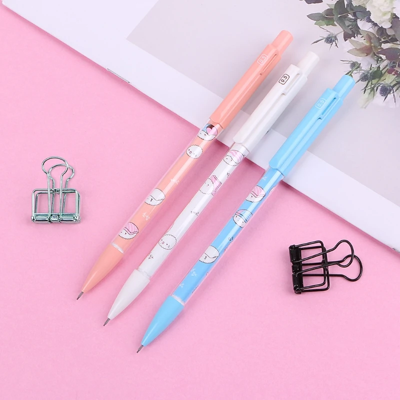 

Cute Sushi Rice Press Automatic Mechanical Pencil With Eraser School Supplies