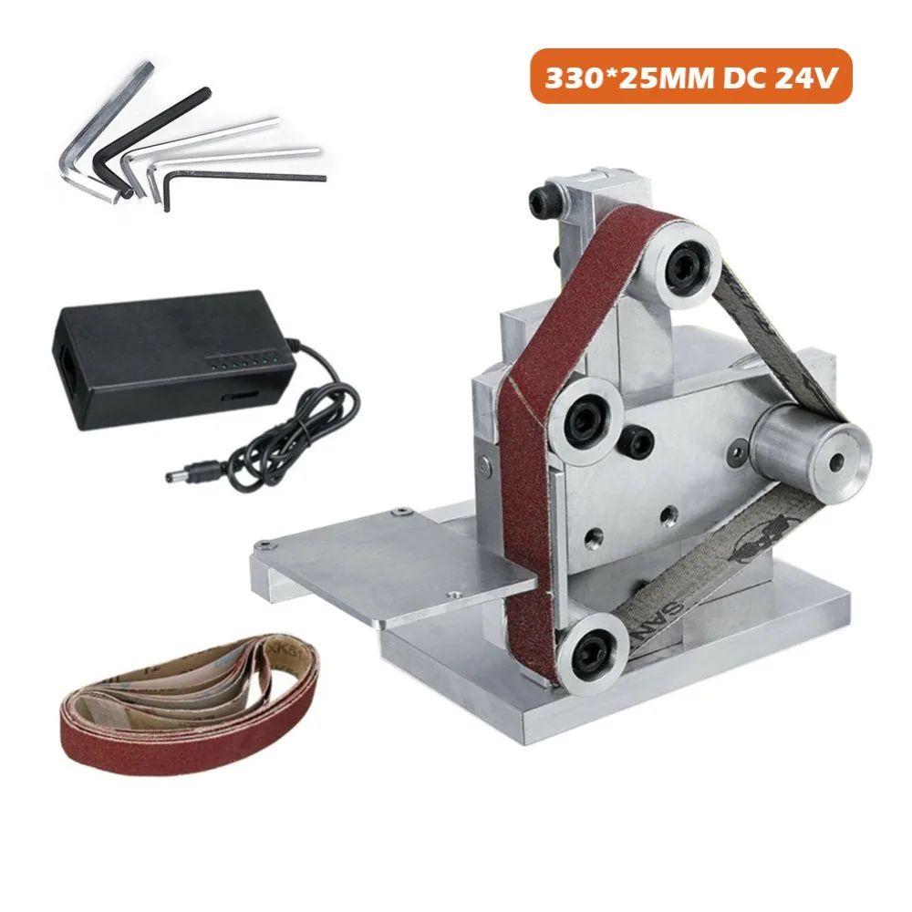 High Quality 7 Speed Grinder Electric Belt Sander Diy Polishing Grinding Machine Cutter Edges Sharpener Belt Grinder Sanding