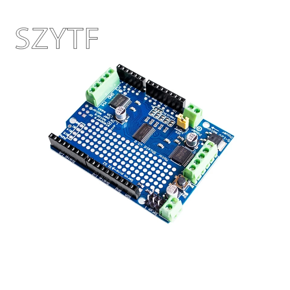 IIC IEC TB6612 Mosfet шаговый двигатель PCA9685 ШИМ сервопривод щит V2 для Arduino робот Uno Mega R3