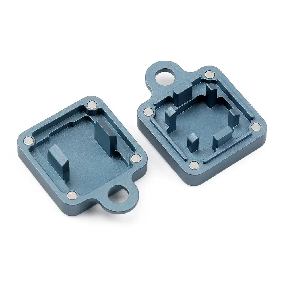 blue KBDfans x ai03 2 в 1 Алюминиевый переключатель открывалка серый синий - Цвет: blue