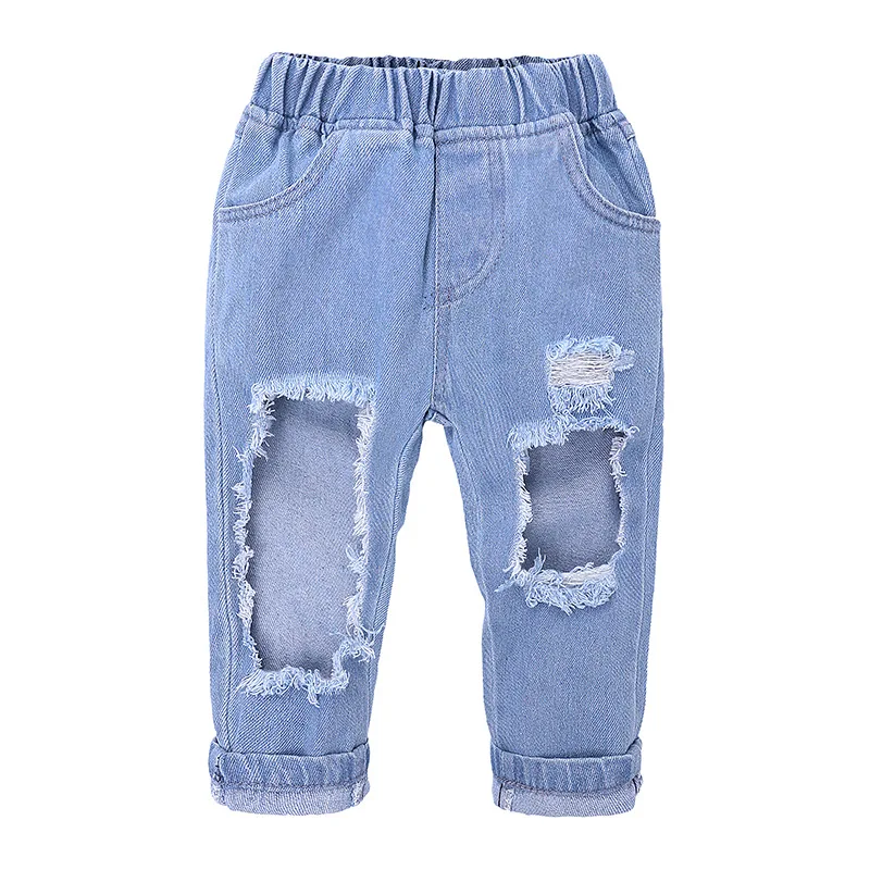 DALEMOXU 2PC Autumn Denim Suit Girl Set Clothes Off Shoulder Long Sleeve Top+Jeans Valentine's Day Outfits Kids Clothes Set 1-7Y