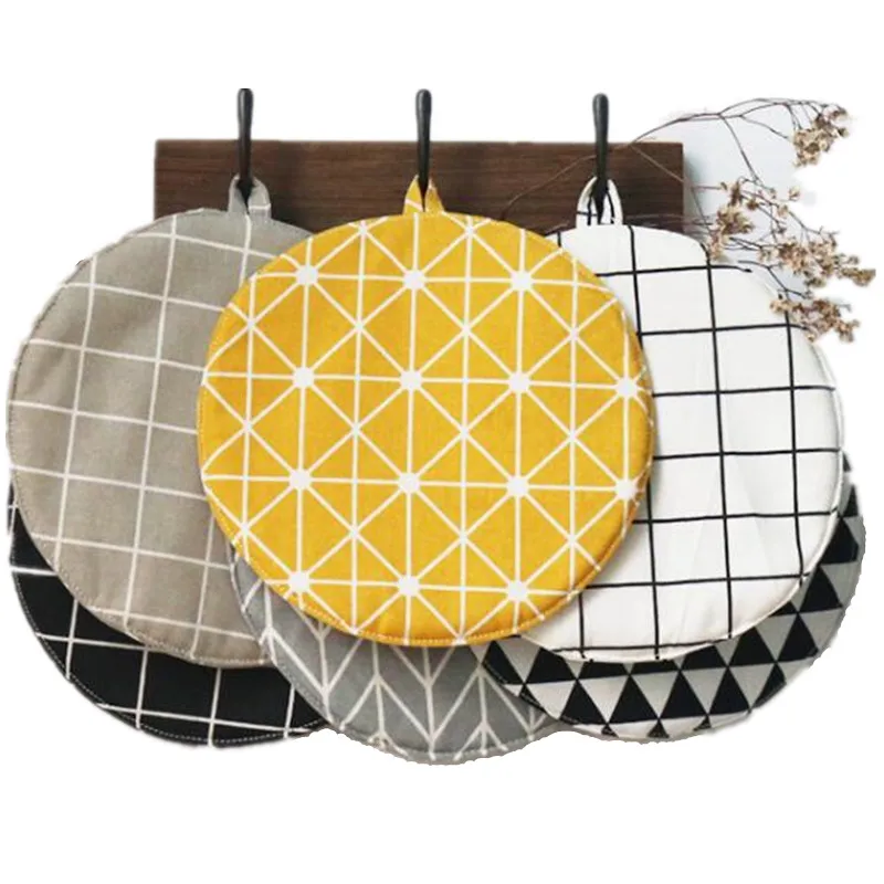 CFen A's Cotton Round Hot Pot Placemat Bowls Mat Potholder Kitchen