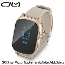 Smart Watch T58 GPS Tracker SmartWatch For Kids Child Google Map GPS Locator Sos Button GPS Bracelet For IOS Android