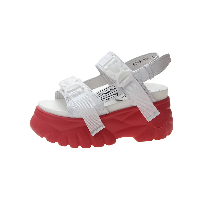 

Sandals female 2019 summer new wild sponge cake thick bottom Roman women's sandals