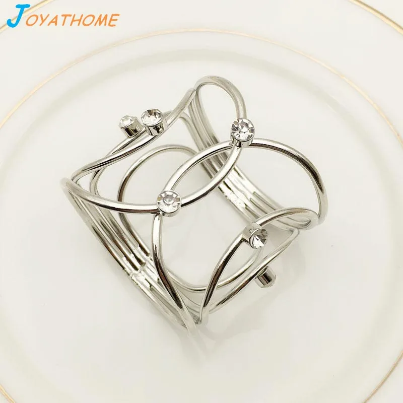 Joyathome изящные кольца для салфеток в серебре кольцо модное полотенце Пряжка