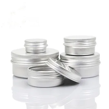 5g-100g Empty Aluminum Jars Refillable Cosmetic Bottle Ointment Cream Sample Packaging Containers Screw Cap
5g-100g Empty Aluminum Jars Refillable Cosmetic Bottle Ointment Cream Sample Packaging Containers Screw Cap