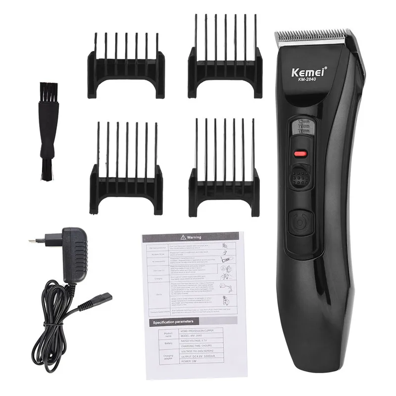 Kemei Cordless Adjustable Electric Hair Clipper Rechargeable Hair Trimmer With Guide Comb Haircut Machine Men Barber Hair Trimer Kemei Cordless Adjustable Electric Hair Clipper Rechargeable Hair Trimmer With Guide Comb Haircut Machine Men Barber Hair Trimer