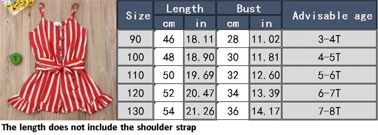 Одежда для маленьких девочек; комбинезон в полоску с ремешком; Модный летний пляжный шифоновый комбинезон без рукавов для девочек